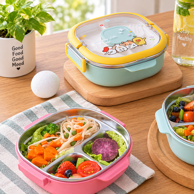 Tedemei Healthy Life Stainless Steel Tiffin Box